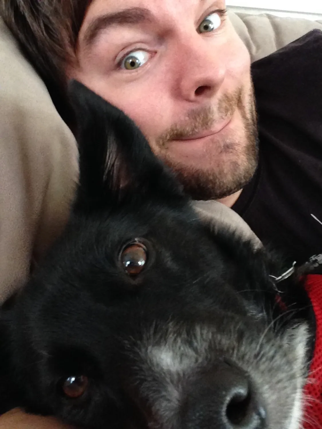 This guy was so good at snuggles