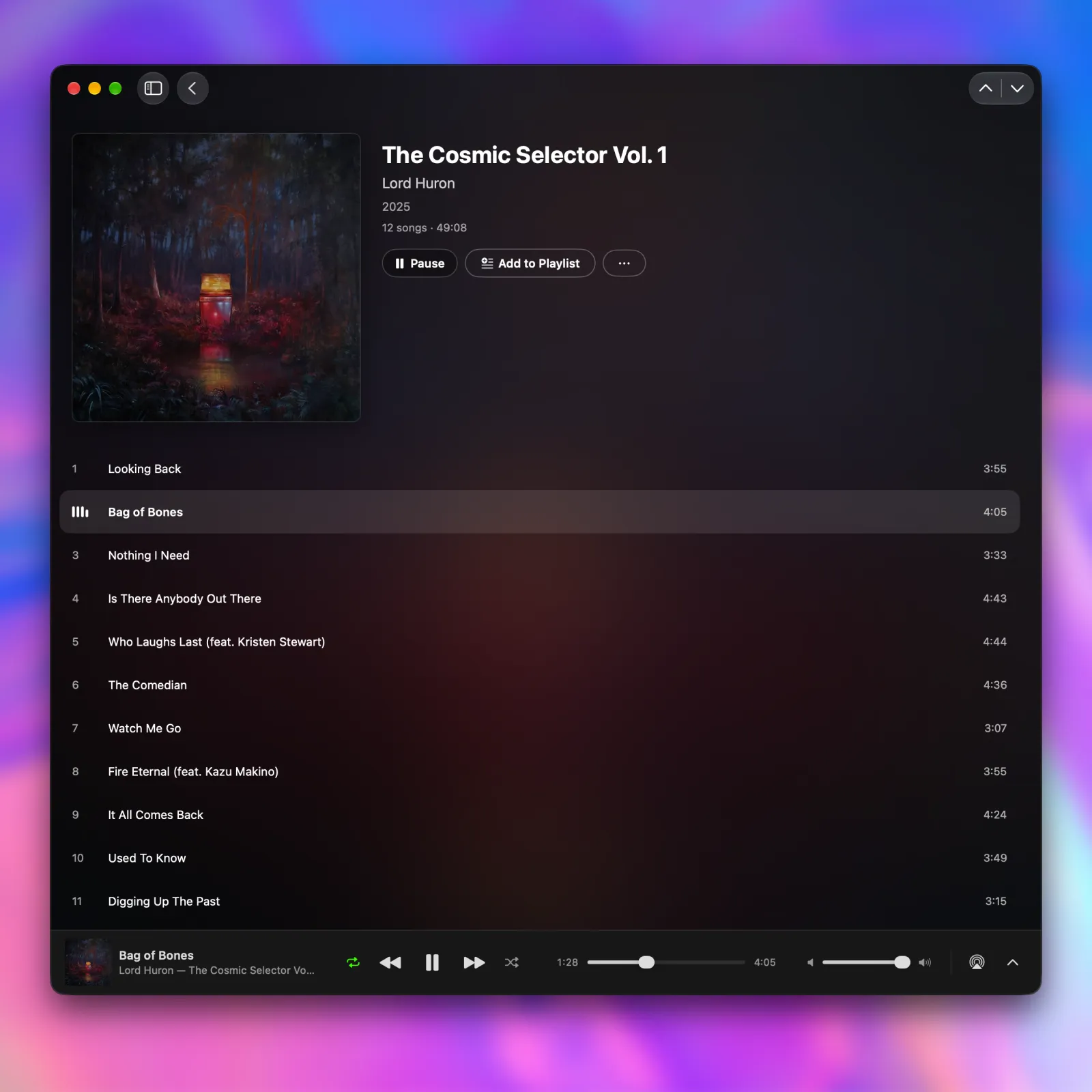 Album view.