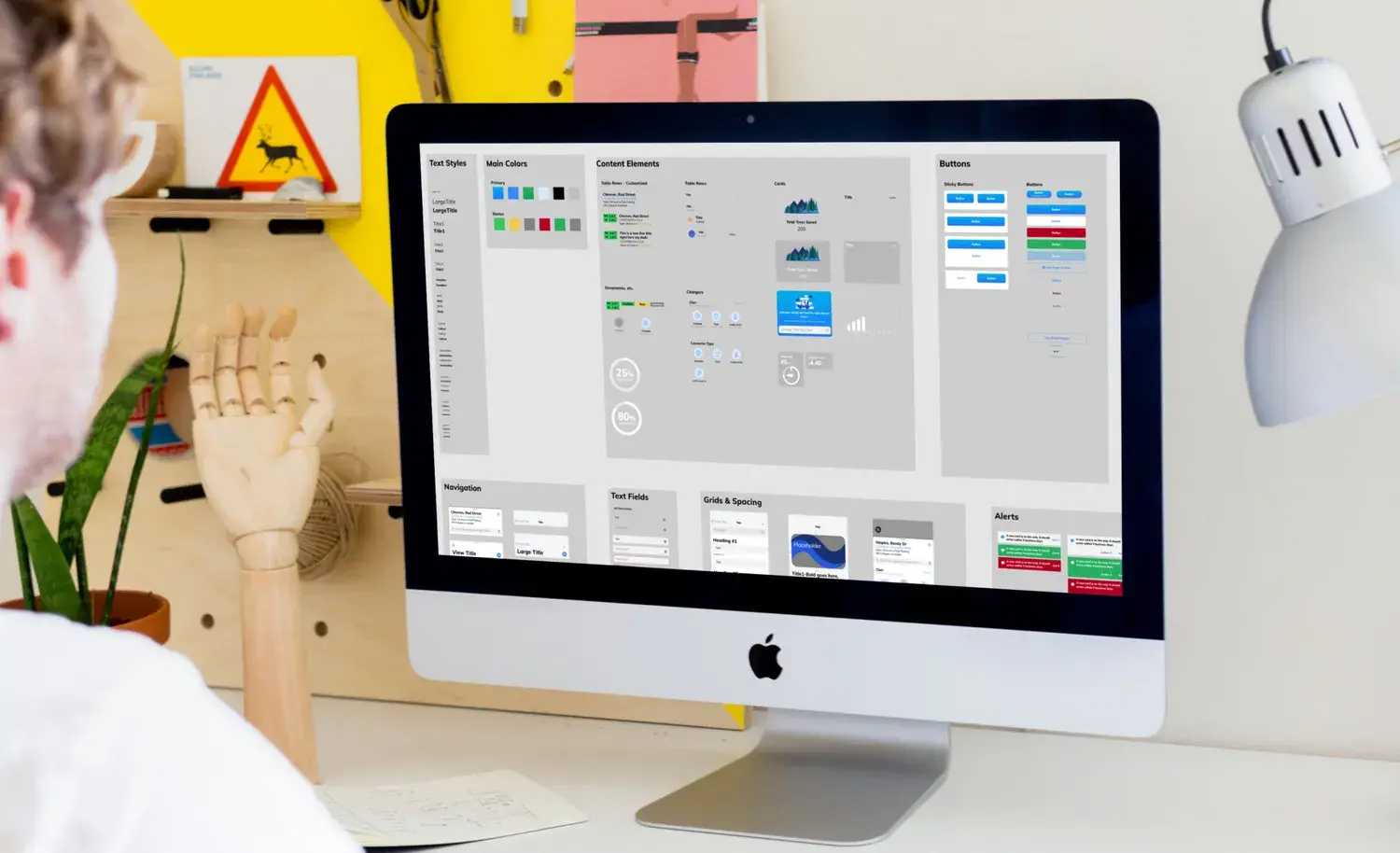 The design system respected both iOS and Android design patterns.
